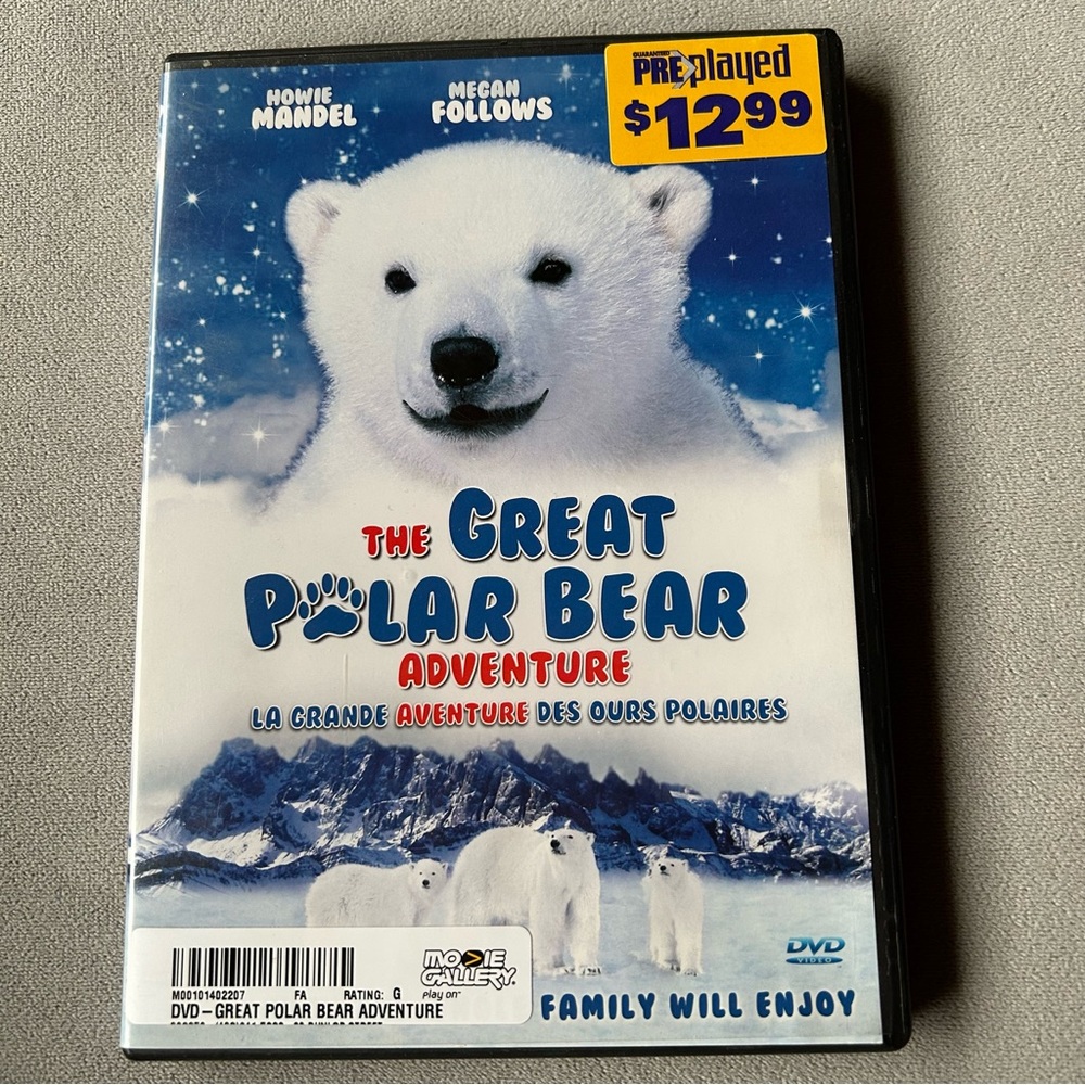 3 for $15 ~ The Great Polar Bear Adventure ~ DVD ~ 3 for $15